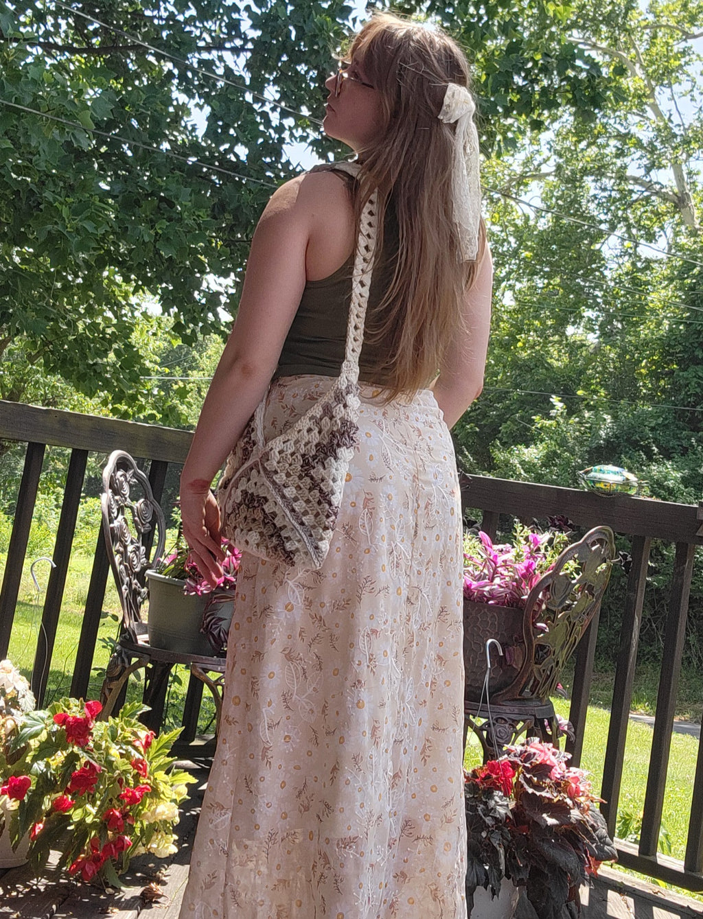 Granny Square Shoulder Bag