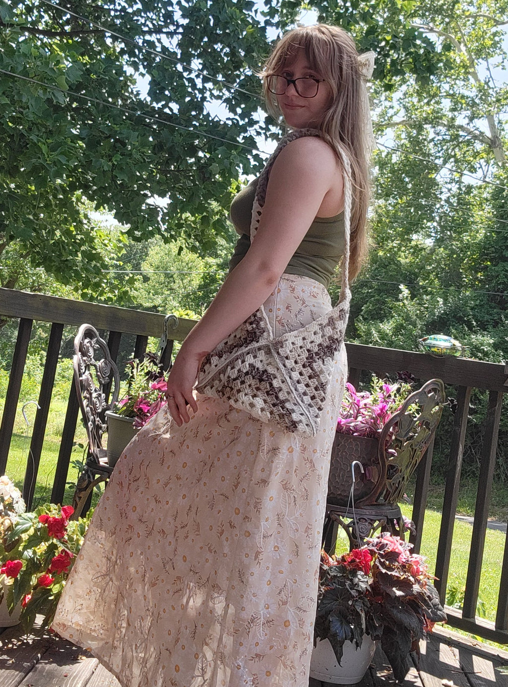Granny Square Shoulder Bag