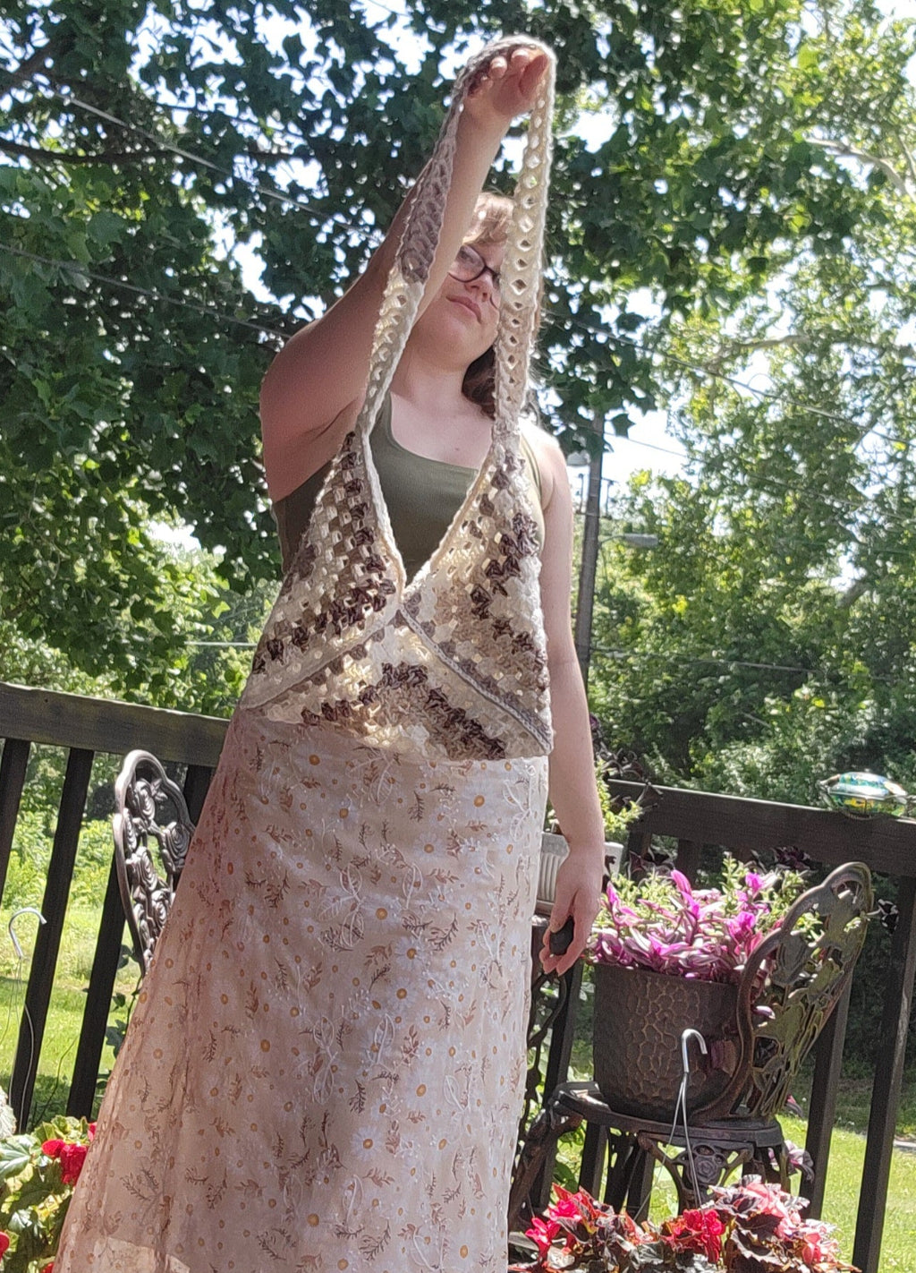 Granny Square Shoulder Bag