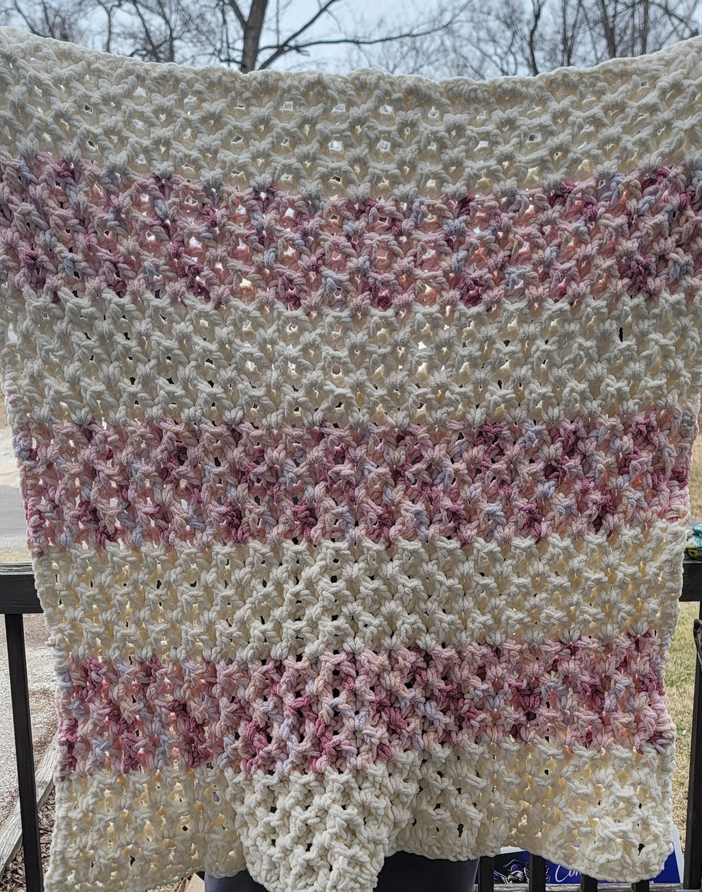 Homemade Baby Blanket & Strawberry Cow